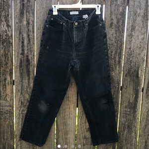 Vintage Covington black wash Mom Jean